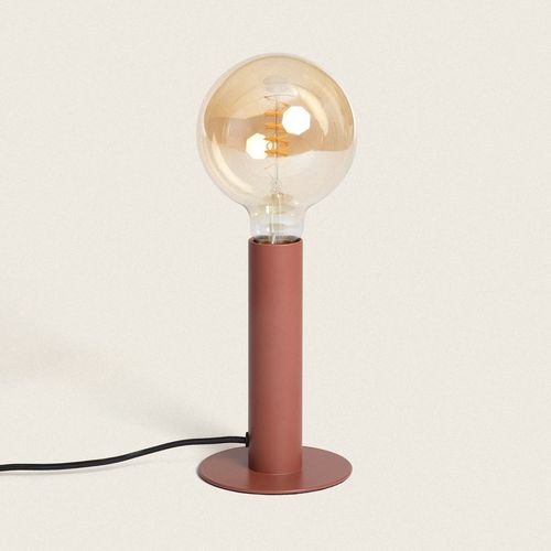 Lampe À Poser Métal Rovia Terracotta
