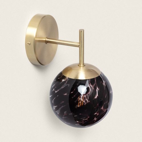 Lampe Murale Métal Et Verre Pardo Doré