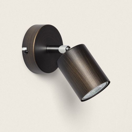 Plafonnier Rond Orientable Métal 1 Spot Whitstable Bronze