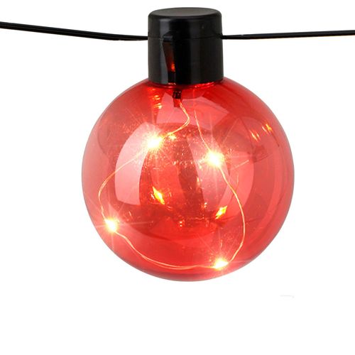 Guirlande Extérieure Led Rgb De 10 Ampoules Jarli 7.5m Rgb