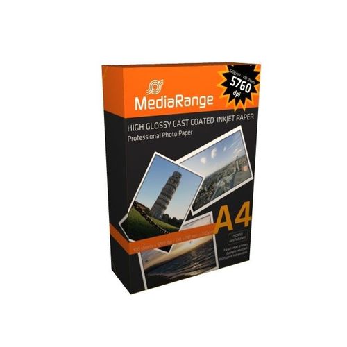Papier photo 220gr/m² A4 brillant 100 feuilles jet d'encre