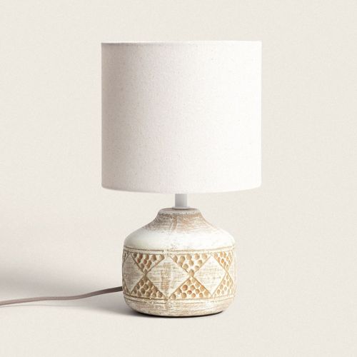 Lampe À Poser Céramique Vera Brun Clair