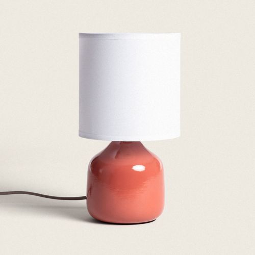 Lampe À Poser Céramique Maya Terre Cuite