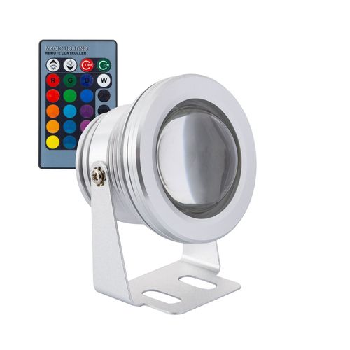 Spot Led Extérieur 7w Fixation Au Sol Rgb 12v Dc