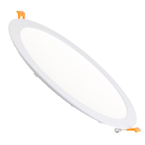 Dalle LED Ronde Extra-Plate 24W Coupe ? 280mm Blanc Froid 5000K - 5500K