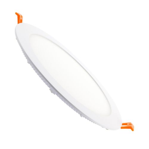 Dalle LED Ronde Extra-Plate 20W Coupe ? 220 mm Blanc Froid 5000K - 5500K