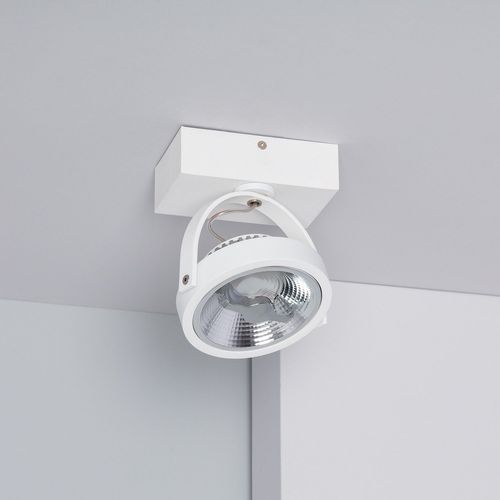 Spot Led 15w Cree En Saillie Orientable Ar111 Dimmable Blanc Blanc Neutre 4000k