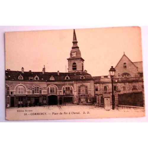 Carte Postale Ancienne Meuse Commercy Place Du Fer A Cheval