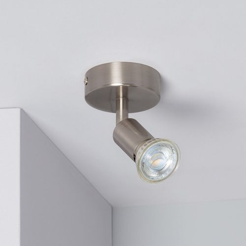 Applique Aluminium Orientable Oasis 1 Spot Argenté Argent