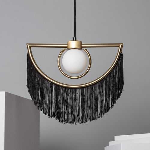 Suspension Métal Dalila Avec Franges 100 Mm
