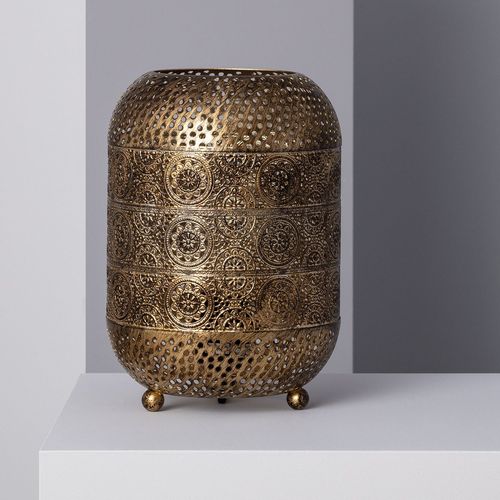 Lampe À Poser Métal Aerba Doré