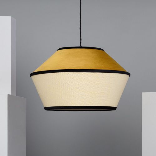 Suspension Velours Trompa Moutarde