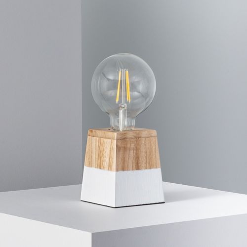 Lampe À Poser Bois Lakara Naturel