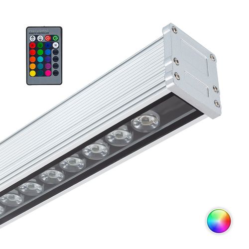Linéaire Led Wallwasher Murale Rgb 18w Ip65 500mm Rgb