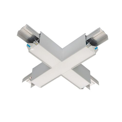 Barre Linéaire Led New Turner 'x' 15w (Ugr19) Argent Blanc Chaud 3000k