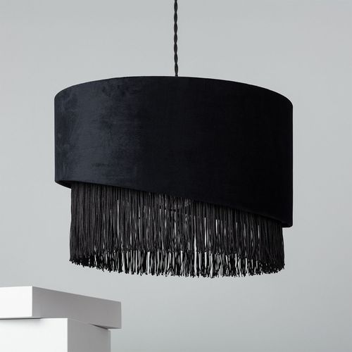 Suspension Velours Jurmi Noir