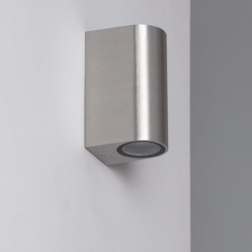 Applique Murale Aluminium Big Gala Éclairage Double Face Argent