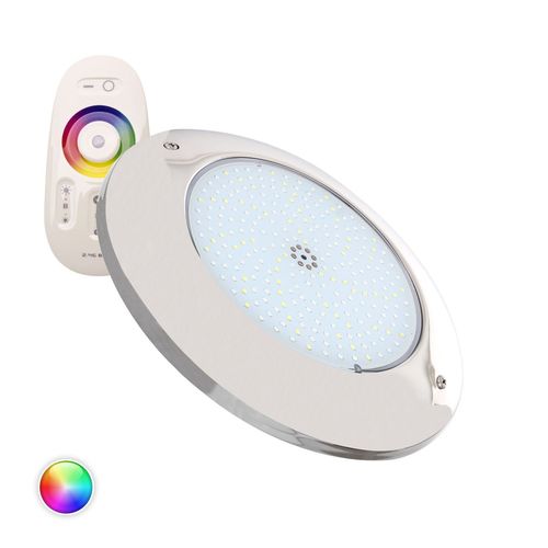 Spot Led Piscine En Saillie Inox Rgbw Submersible 12v Dc Ip68 20w Oui Rgbw