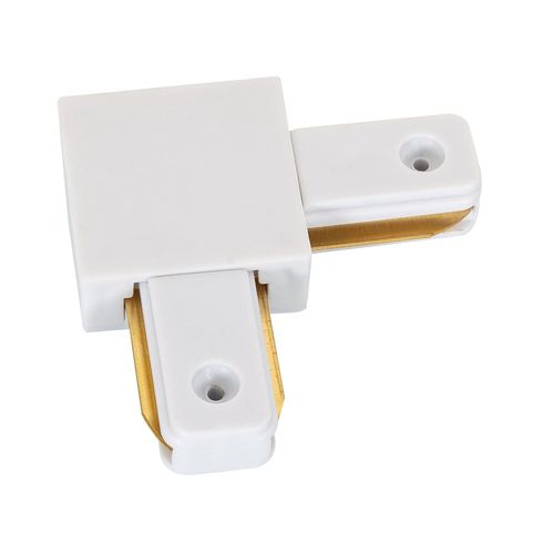 Connecteur Type L Pour Rail Monophasé Pc Blanc