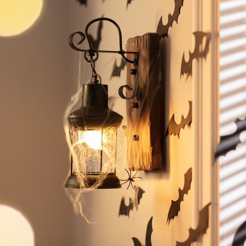 Lampe Murale Bois Et Métal Fanala Noir