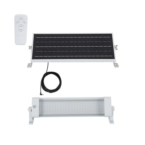 Réglette Étanche Led 10w 44.5cm 10w Solaire Ip65 Blanc Neutre 4000k