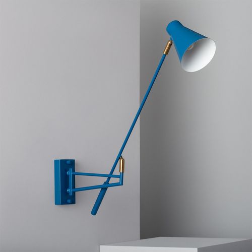 Lampe Murale Métal Talda Bleu