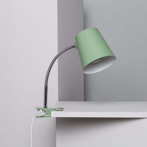 Lampe De Bureau Flex Métal Delavan Avec Pince 130 Mm