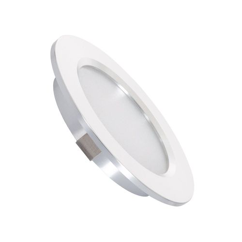 Downlight Led 3w 12v Dc Meuble Avec Connecteur Rapide Coupe Ø 63 Mm Blanc Neutre 4000k