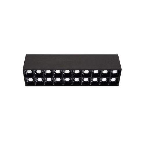 Spot Linéaire Optic Led En Saillie 270mm 32w Cri90 (Ugr16) Blanc Neutre 4000k
