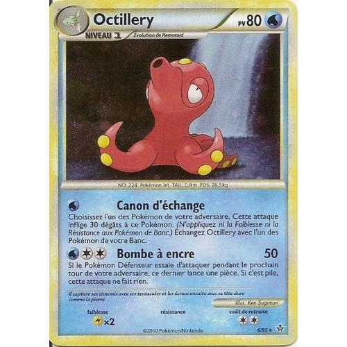 Octillery Niv.1 - Heartgold Soulsilver Déchainement - 80 Pv 6/95