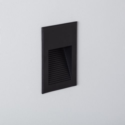 Balise Led Extérieure 5w Encastrable Au Mur Goethe Noire Blanc Chaud No Flicker 2700k