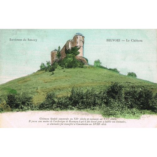 Carte Postale Ancienne, France, Doubs ( 25 ), Environs De Sancey, Belvoie, Le Château