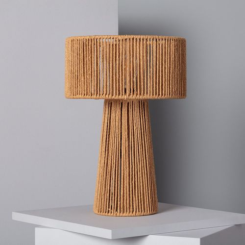 Lampe À Poser Papier Tressé Kalla Lilium Naturel