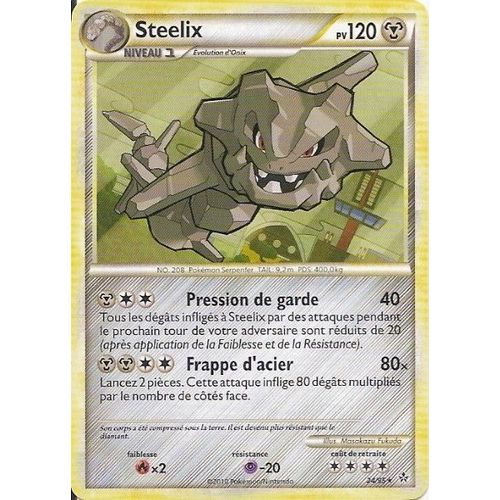 Steelix Niv.1 - Heartgold Soulsilver Déchainement - 120 Pv 24/95