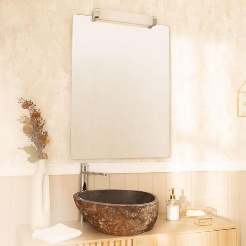 Applique Led Salle De Bain 9w Vault Pour Miroir Argent