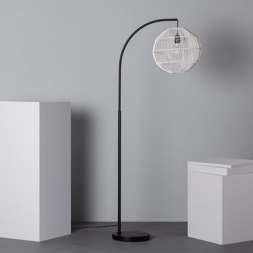 Lampadaire Rotin Kithnos Naturel
