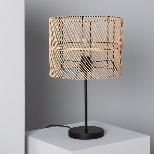 Lampe À Poser Rotin Carrere Naturel