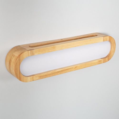 Applique Murale Led Bois 12w Egil Blanc Chaud 2700k