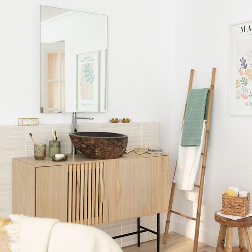 Miroir Salle De Bain Avec Éclairage Led Medium Mason 78x58cm Blanc Froid 6000k