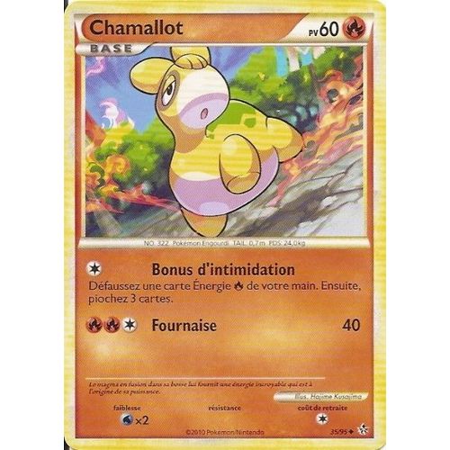 Chamallot Base - Heartgold Soulsilver Déchainement - 60 Pv 35/95