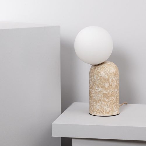 Lampe À Poser Métal Society Beige