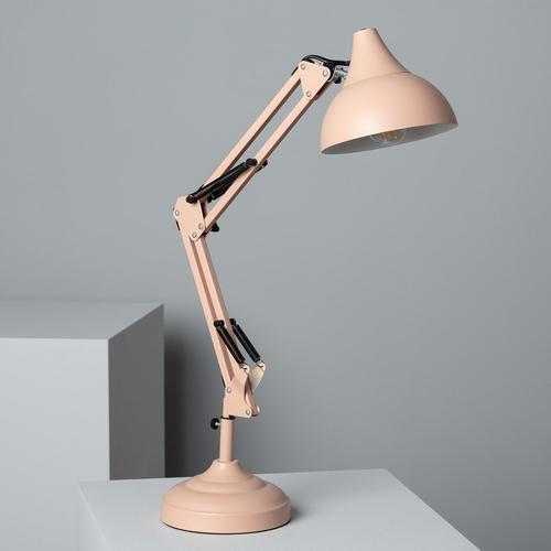 Lampe De Bureau Flex Métal Ceres Rose