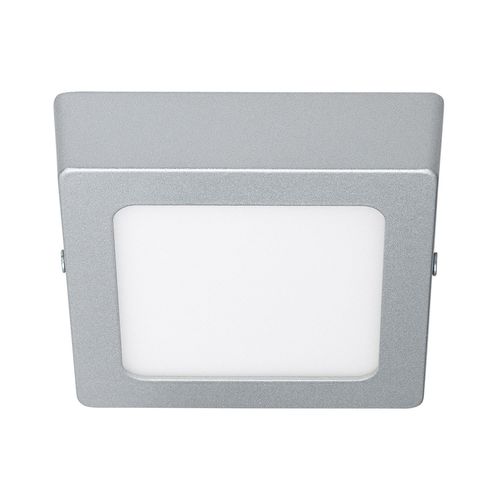 Plafonnier Led 6w Carré Aluminium 105x105 Mm Slim Cct Sélectionnable Galán Switchdimm Gris