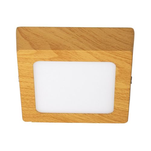 Plafonnier Led 6w Carré Aluminium 105x105 Mm Slim Cct Sélectionnable Galán Switchdimm Naturel