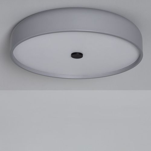 Plafonnier Led Rond Métal 30w Cct Sélectionnable Eyelight Ø450 Mm Gris Foncé