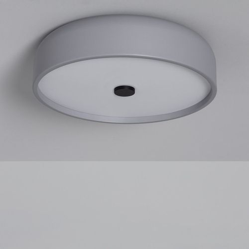 Plafonnier Led Rond Métal 24w Cct Sélectionnable Eyelight Ø350 Mm Gris Foncé