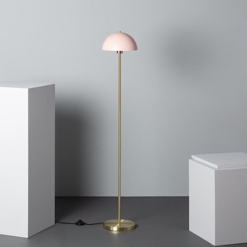 Lampadaire Métal Et Verre Shelley Madow Rose Pastel