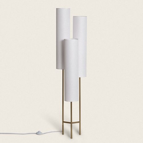 Lampadaire Métal Senza Blanc