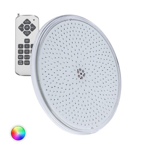 Ampoule LED Piscine Slim Submersible PAR56 RGB 12V AC 35W IP68 Télécommande RF RGB