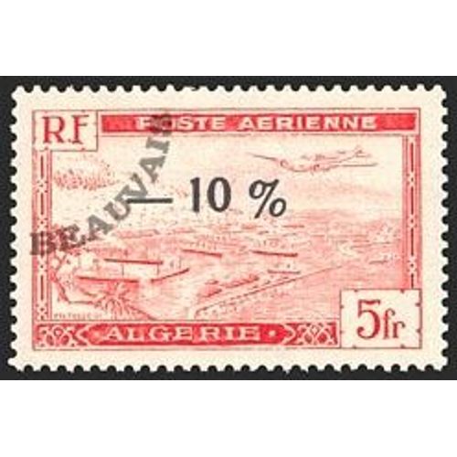 Timbre De La Poste Aérienne D'algérie 5fr